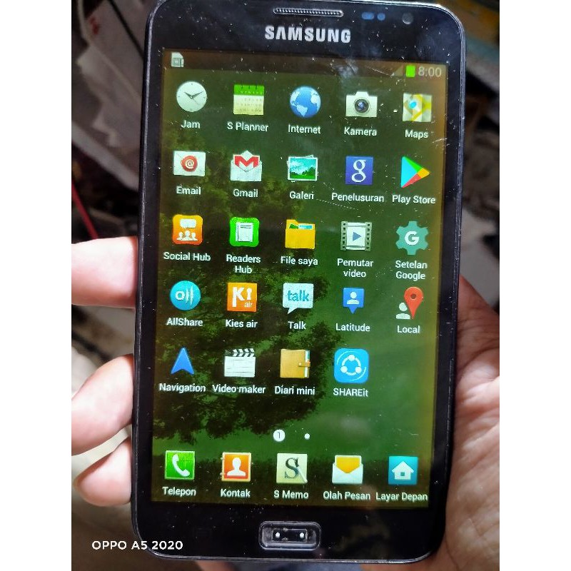 Mesin Samsung GT-N7000 Galaxy Note tested