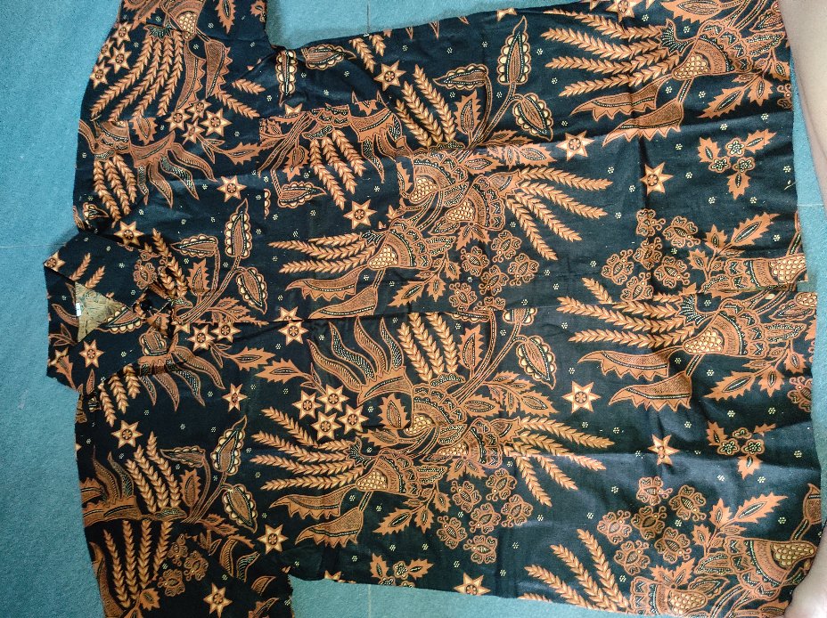 Kemeja Batik Pria Lengan Pendek Motif Manggar