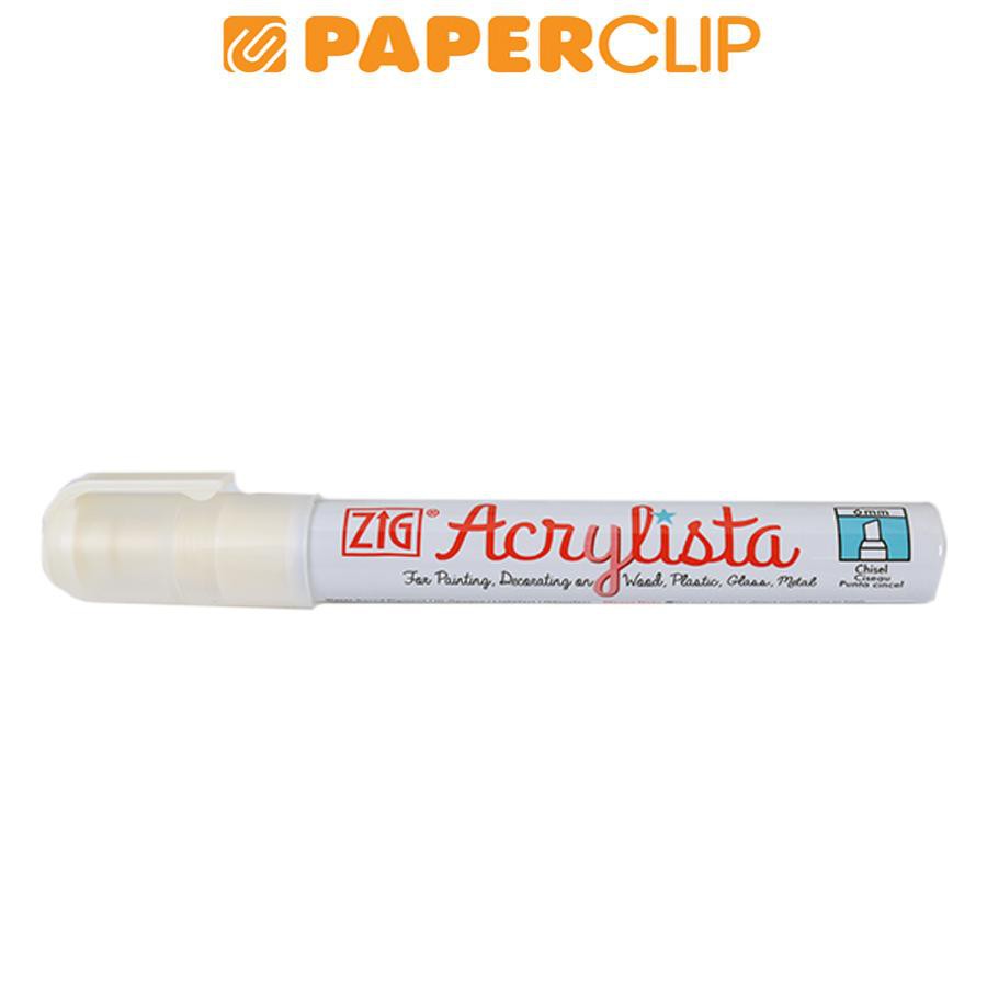 

PEN BRUSH ZIG KURETAKE ACRYLISTA CHISEL 6MM PAC-50 501 GARDENIA