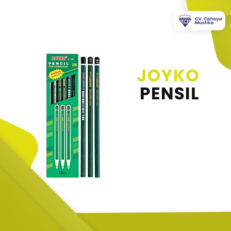 

Alat Tulis Sekolah/Alat Tulis Anak/ATK Kuliah/ATK Sekolah Pensil Joyko 2B Malang - ATK
