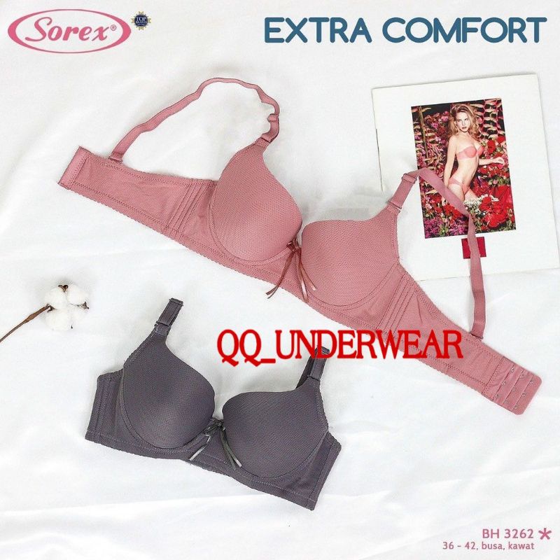 Bh Sorex 3262 Bra Sorex Kawat Busa Sedang Cup Besar Size 36-42 Kait 3 Terlaris / Bh Sorex 3262 / Bra Sorex 3262