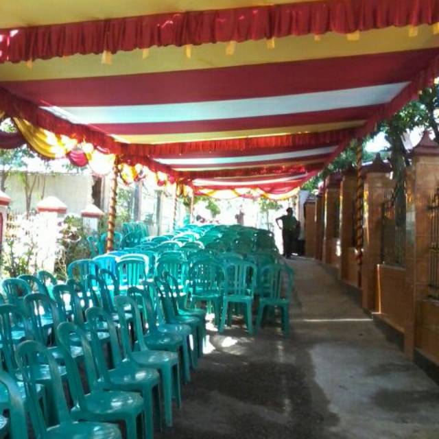 Plafon tenda rata ukuran 6x6