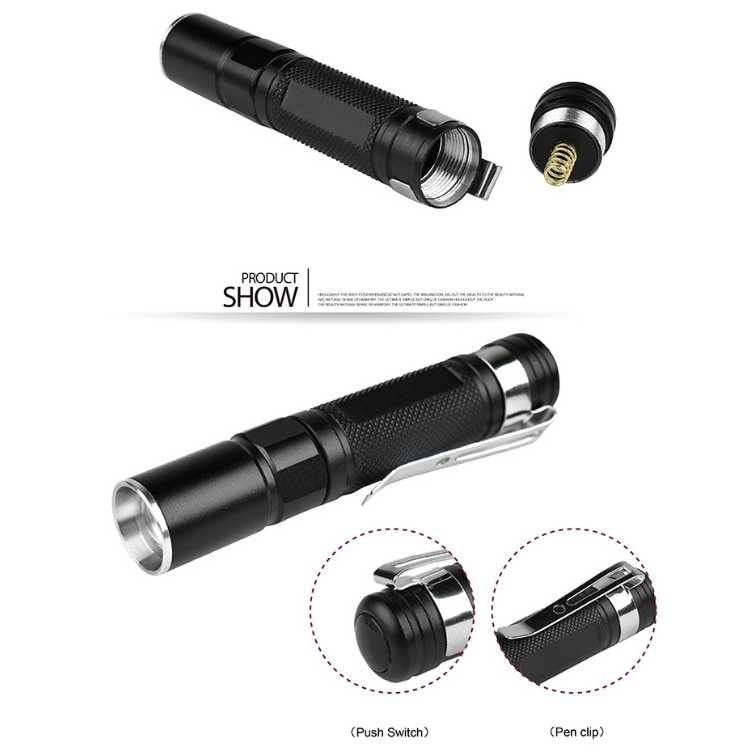 Senter LED Mini CREE XPE Q5 2000 Lumens