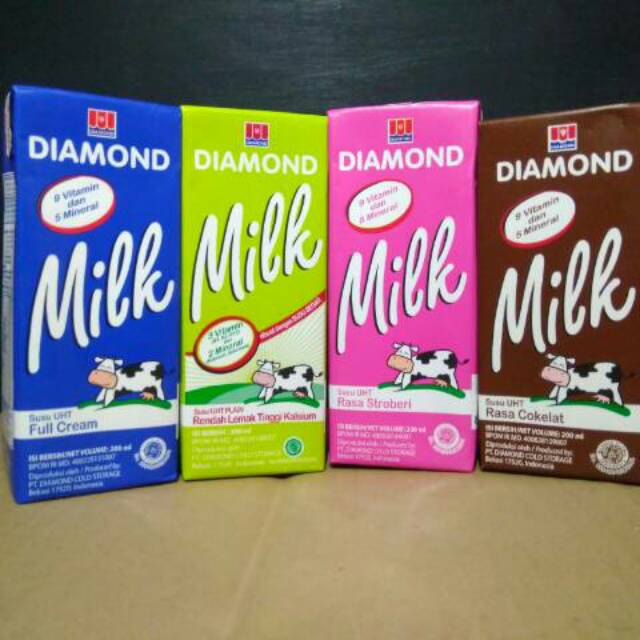 

DIAMOND UHT Milk Pack 200 ml - Semua Varian