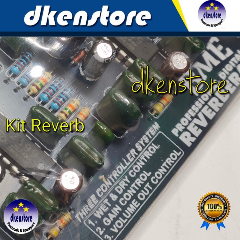 Kit Reverb 3 Potensio Efek Digital Echo