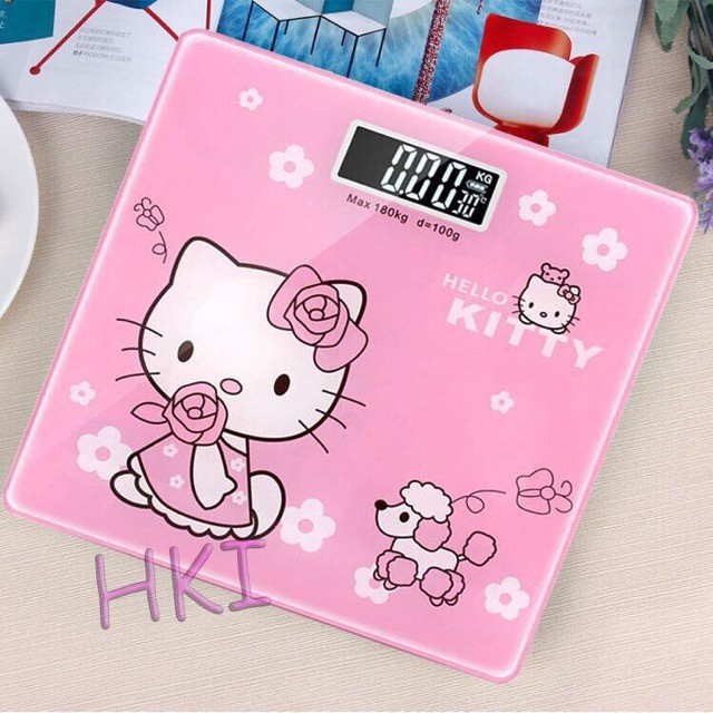 # HJ # Timbangan badan digital hello kitty doraemon cartun