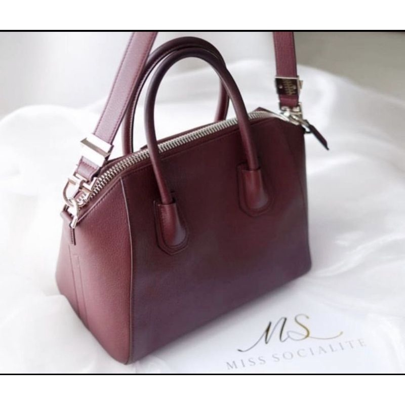 Preloved Given Small antigona Borde grained