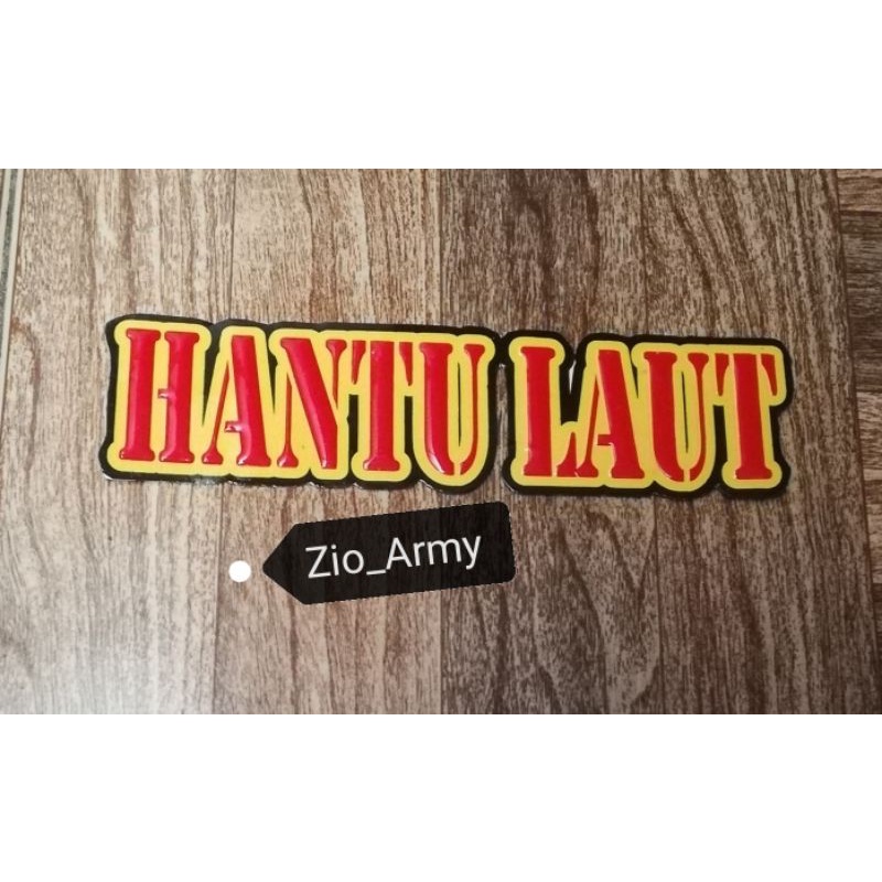 Jual Stiker Embos Hantu Laut Tulisan Shopee Indonesia