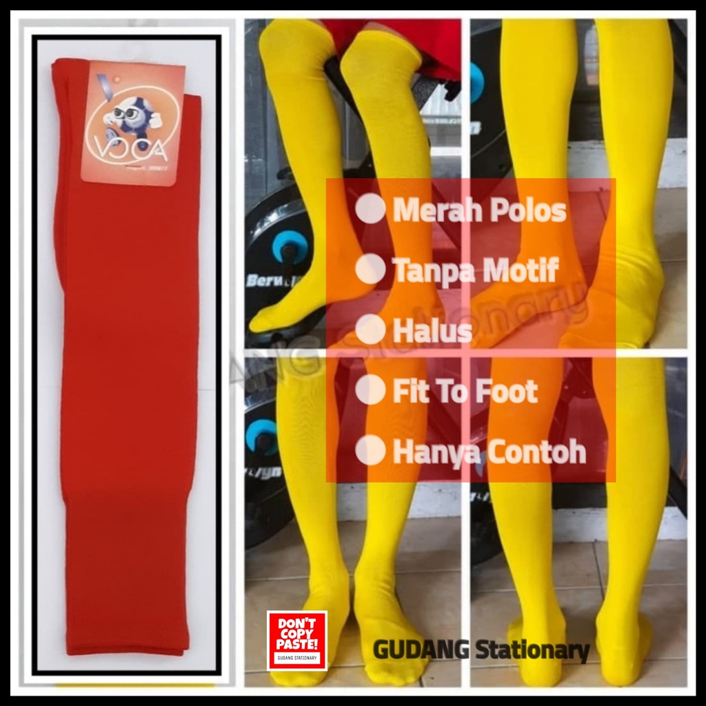 Kaos Kaki Futsal VOCA Merah