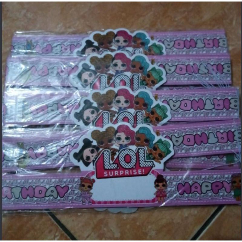 Topi LOL PESTA ULTAH