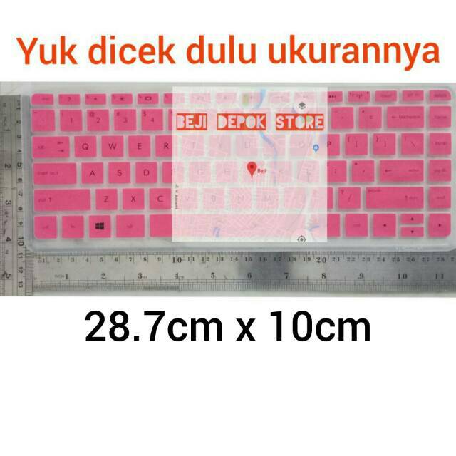Keyboard Protector HP Pavillion 14&quot;, Envy 14&quot;, Ujung Keyboard Oval