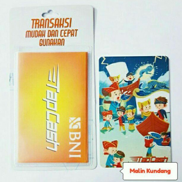 BNI Tapcash Seri Legenda Malin Kundang ORI Like eMONEY eTOLL Flazz or Brizzi