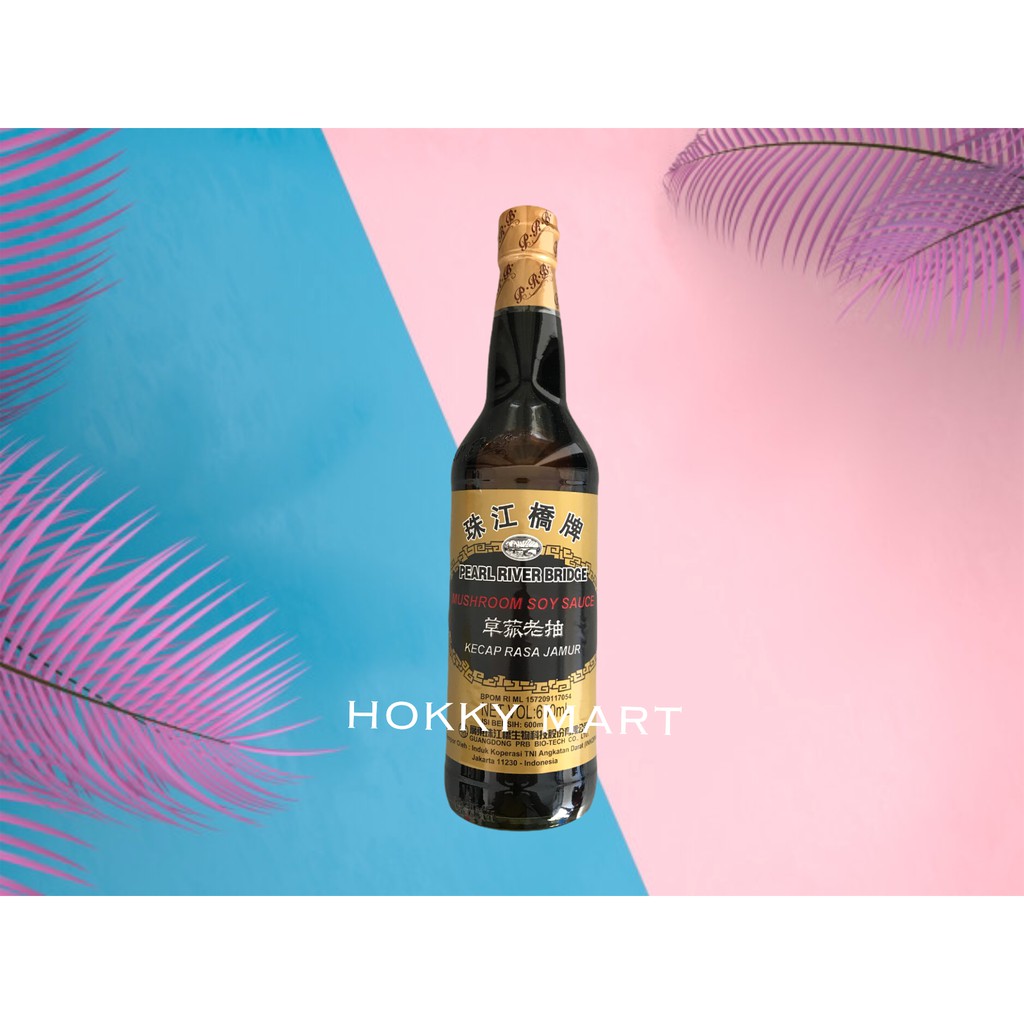 

Pearl River Bridge Mushroom Soy Sauce 600 ml / Kecap Rasa Jamur