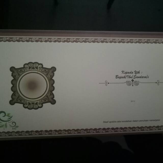 Surat Undangan Pernikahan Unik
