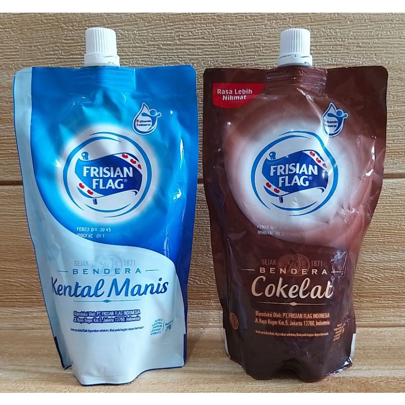 ✔MURAH Frisian Flag / Susu Bendera Kental Manis Putih &amp; Coklat  280gr