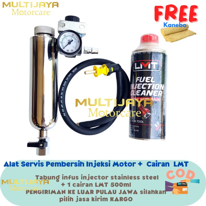 Alat Servis Pembersih Injeksi Motor ICT + 1 Cairan 500ml