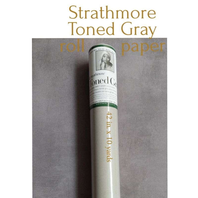 

Strathmore Toned Gray and Toned Tan 42 in. x 10 yards ~ roll paper