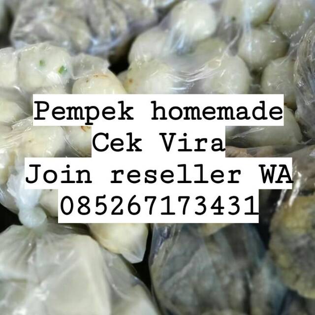 

Paket pempek kecil isi 75 buah (campur)