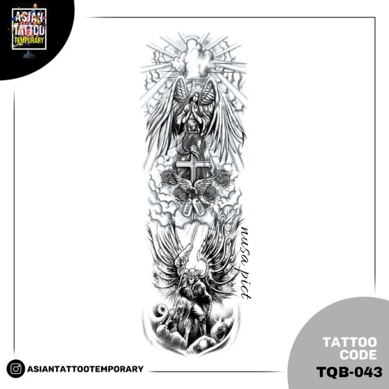 TATTO TEMPORER TATO SEMENTARA/ Desain BUDHA SALIB BUDA /TERLARIS/COCOK UNTUK PARTY JALAN JALAN ACARA