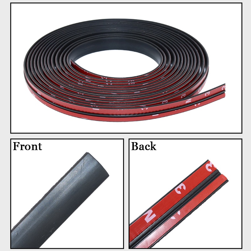 Seal Strip Karet Peredam Suara Panjang 2m Untuk Kaca Depan Mobil