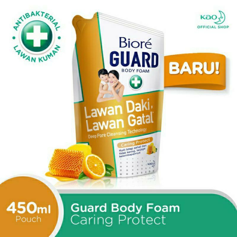 Biore body foam sabun mandi cair 450 / 400 ml