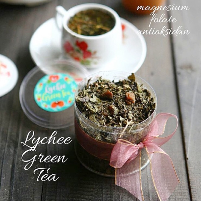 

LYCHEE GREEN TEA 100gr