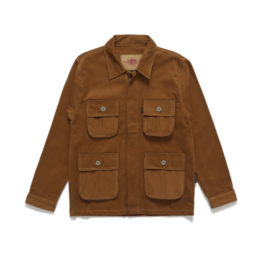 ALPHA FIELD PARKA JACKET CAMEL - WORK JACKET