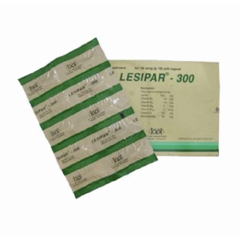 Lesipar 300 strip 10 tablet ( menjaga kesehatan hati )