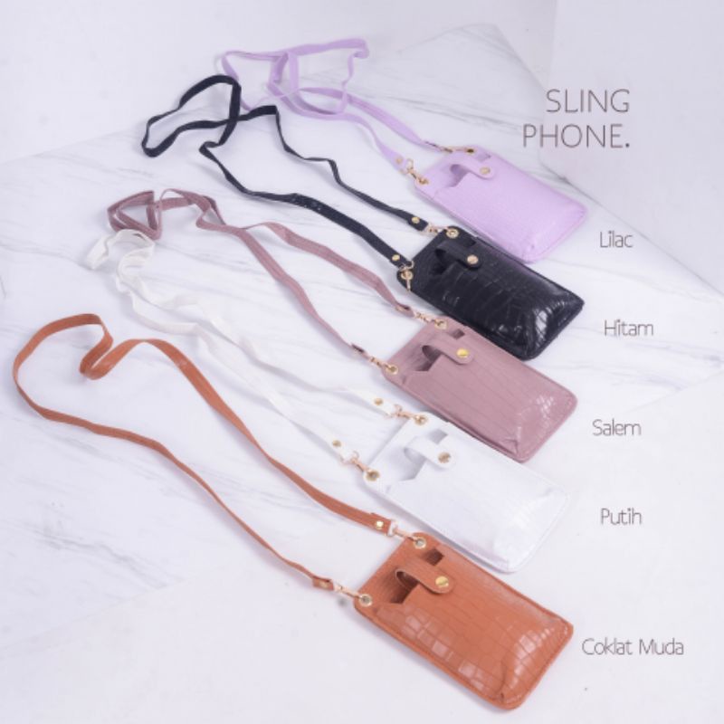 Tas HP Selempang Slingphone Pria Wanita Tas Selempang Mini Korea