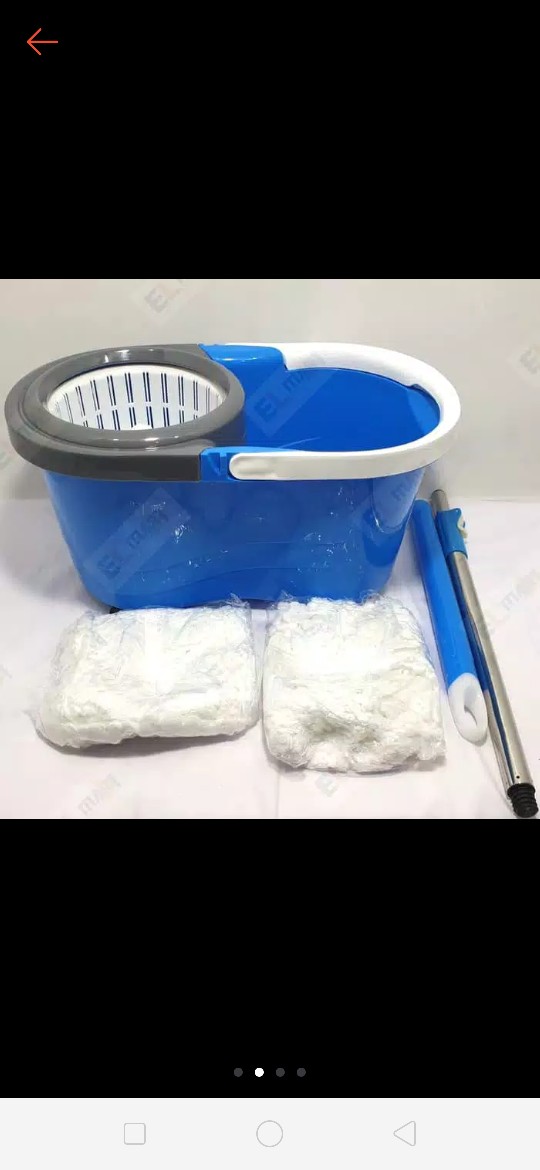 Q2 Magic Mop Roda Spin Mop Wonder Mop Q2 623 - Alat Pel Putar Beroda Q2623  .