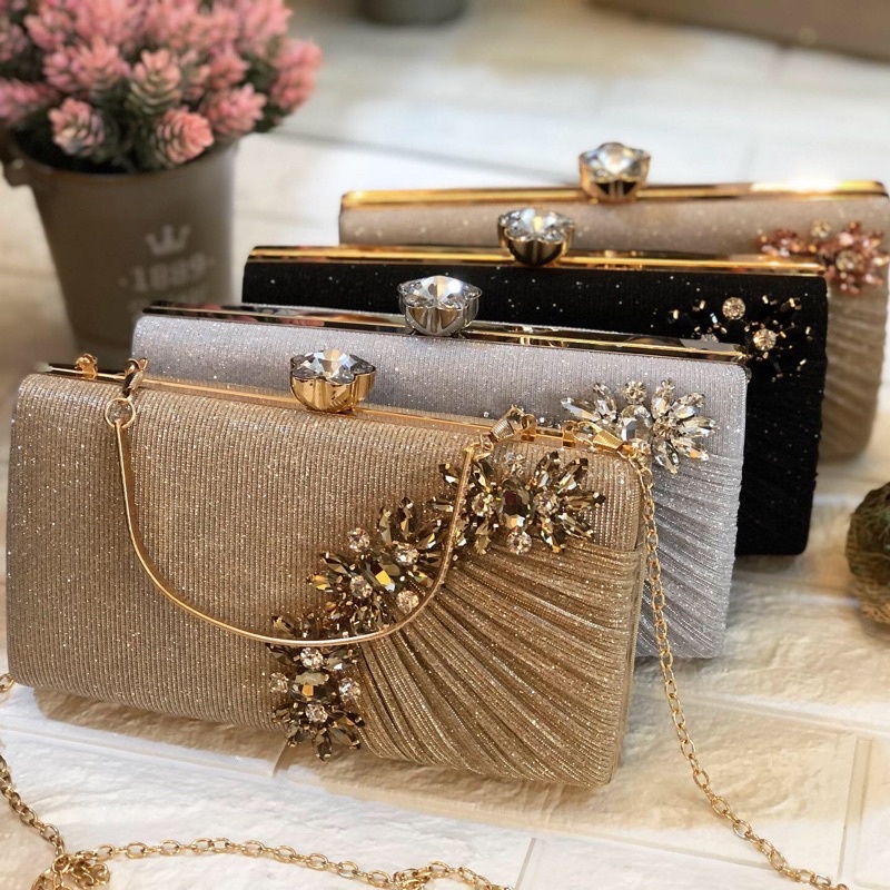 Promo  - Tas Pesta MARIYA Kondangan Wanita Import Clutch