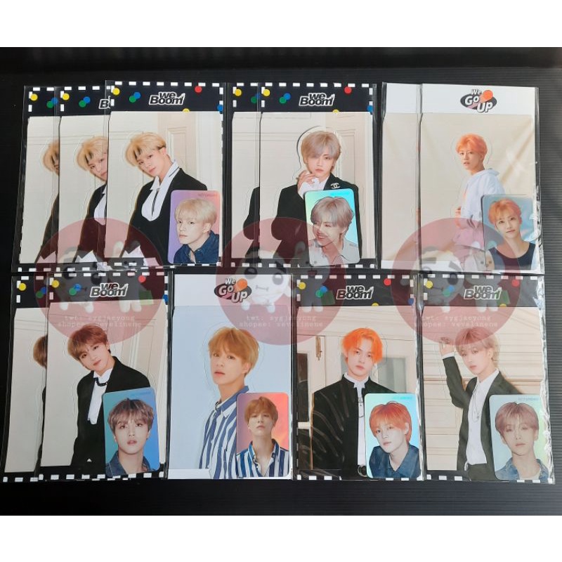 JENO, HAECHAN NCT DREAM Standee + Hologram Photocard Official - We Boom / We Go Up PC