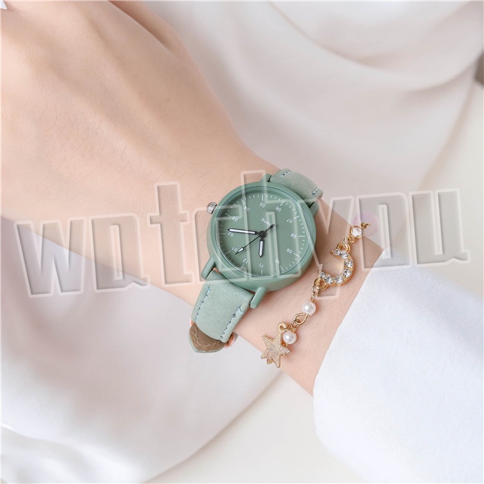 Jam Tangan Wanita Ins Korea Retro Simple Fashion Watches