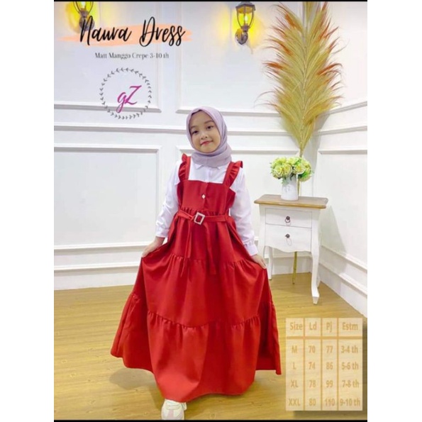 Gamis Livi Anak Perempuan/ Dress Livi Anak Tanggung Usia 8-10 Tahun// Gamis terlaris/Gamis viral