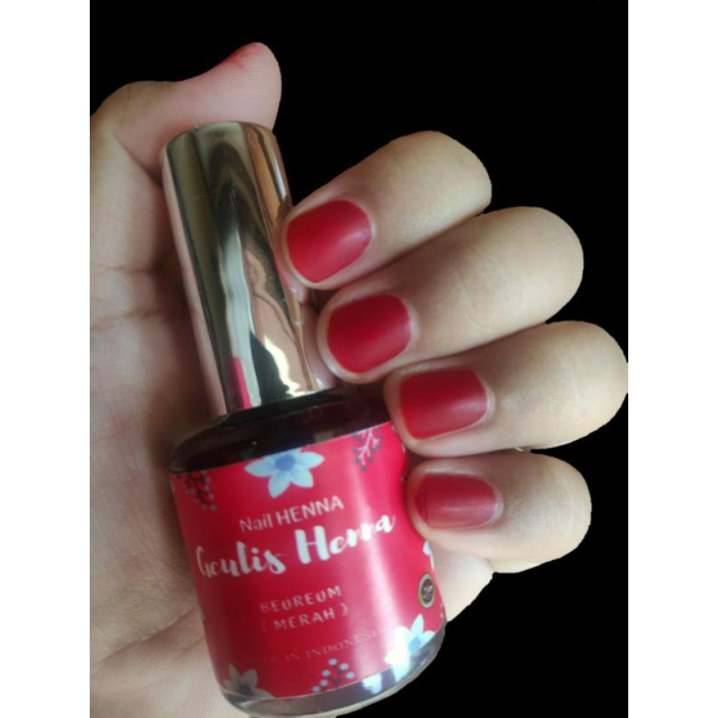 Geulis Henna 5 ml & 15 ml Kutek Cat Kuku Henna Kuku Halal Cat Kuku
