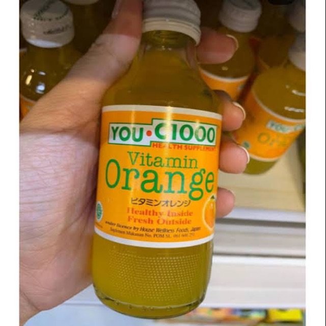 Cod You C1000 Orange Vitamin C 1000 Botol Kaca Vitamin C 140ml Shopee Indonesia