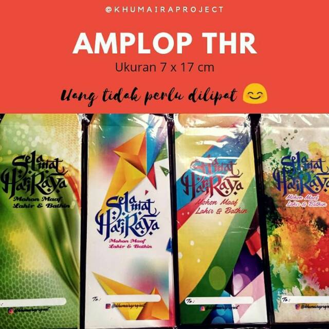 

Amplop THR Anti Uang Lipat
