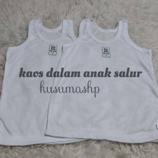 kaos dalam anak laki umur 8-15tahun bahan cotton salur(asta)