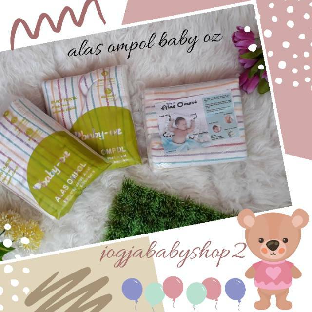 Alas ompol Baby Oz/alas ompol tenun benang/alas ompol katun/alas tidur bayi/selimut bayi/popok kain