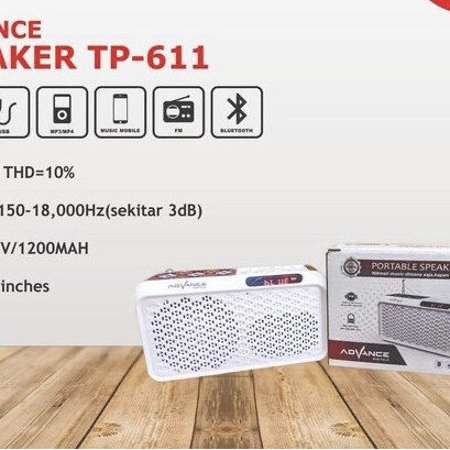 Speaker bluetooth mp3 Advance TP 611