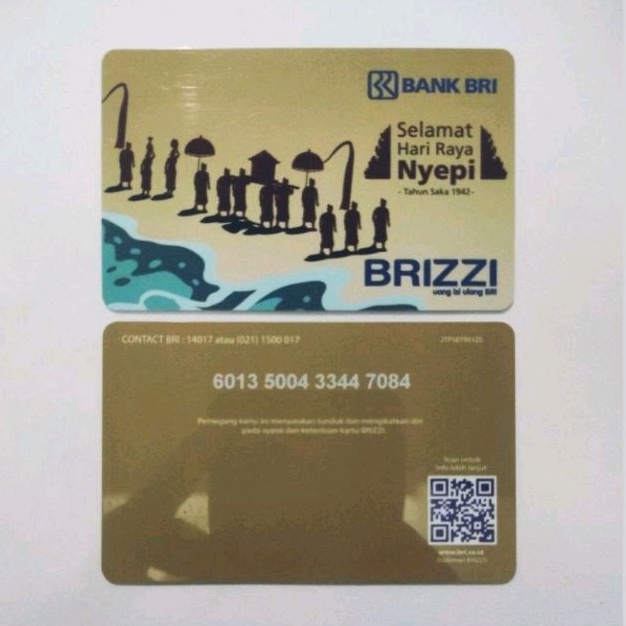 BRIZZI BRI - edisi Batik ORI /Like eMoney eTOLL Tapcash or Flazz