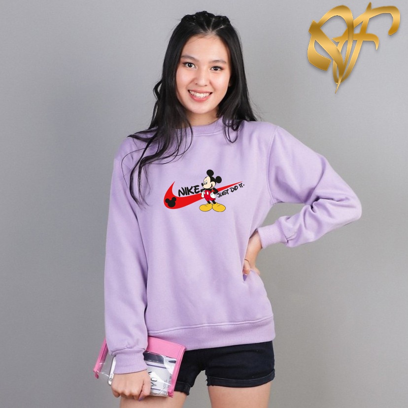 🅳🅵 Sweater Mickey Mouse Nike Iconic | Sweater Wanita &amp; Pria terbaru | Dhea Fashion