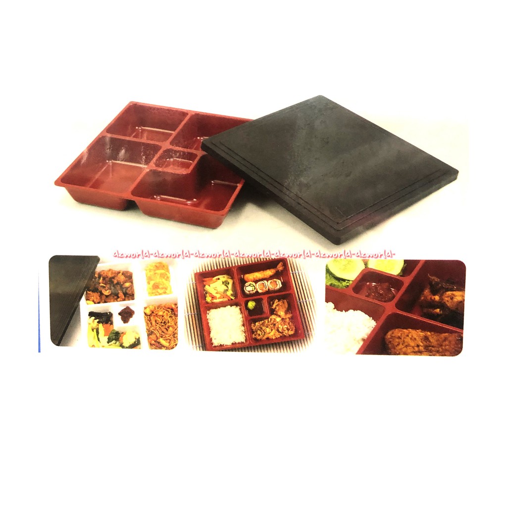 Krischef Bentobox Kotak Makanan Kotak Bento Makan Jepang Dengan Tutup Bento Box Kris Chef Warna Merah