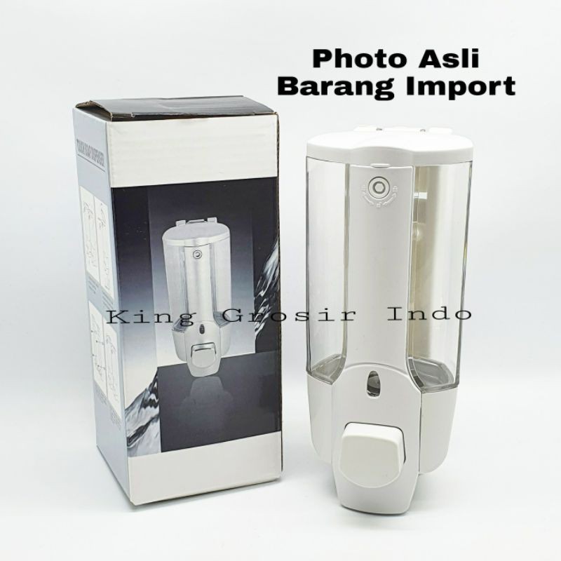 Dispenser Sabun Cair With Key Lock / Tempat Sabun Cair Single Manual