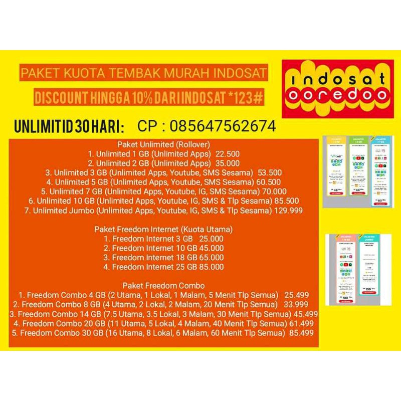 Kuota data indosat
