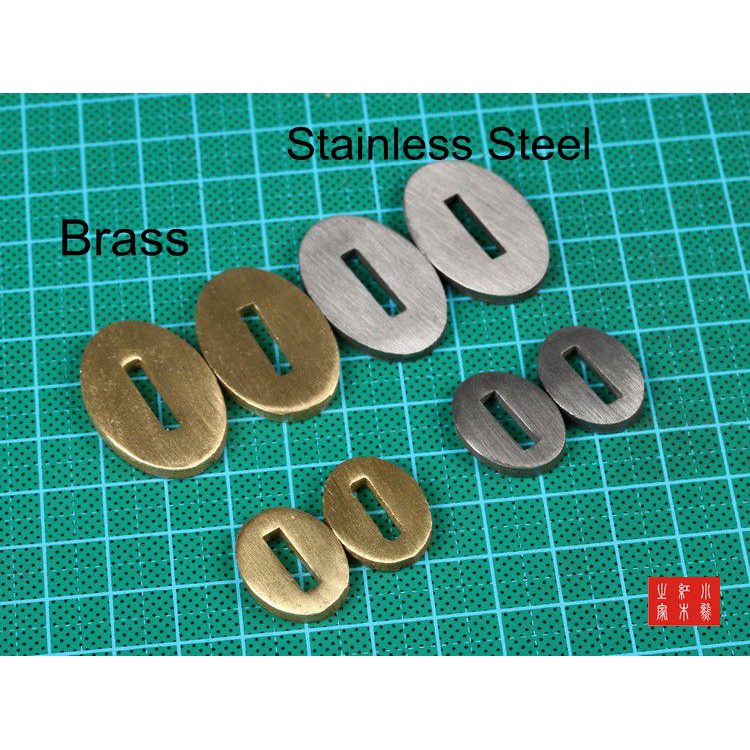 Jual DIY knife handle brass / stainless steel Guard Custom Knife Making