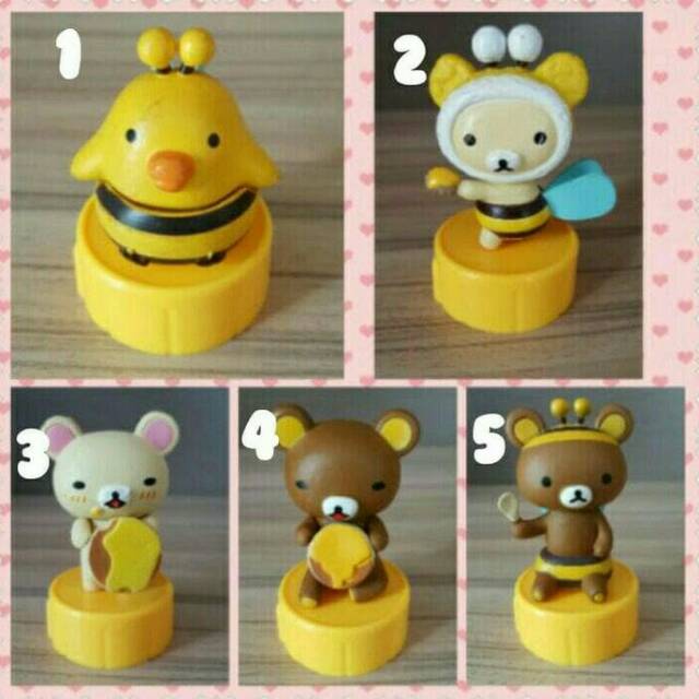 

custom Stamp / stempel nama anak karakter Rilakkuma