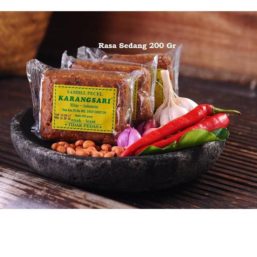 

【LEBIH BESAR & LEBIH BAIK】 KARANGSARI Bumbu Pecel Sedang 200 Gr #Terbagus