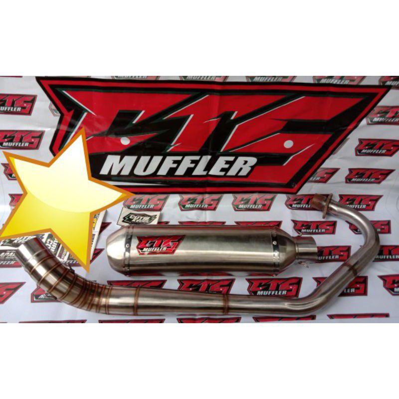 Knalpot kapsul Tiger megapro cts muffler