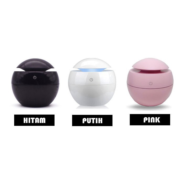 MPro Pelembab Udara Air Humidifier Pengharum Ruangan Desain Bulat Bola Minimalis Taffware K-003-1 jnp